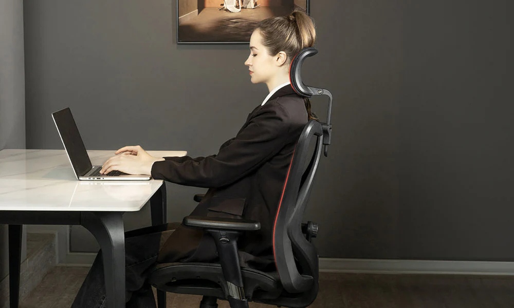 adjustable ergonomic office chair improves productivity at work